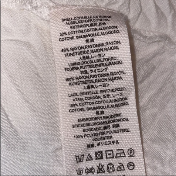 EMBROIDERED OFF THE SHOULDER FREE PEOPLE DRESS FLORAL Boho Pockets Vacation - Picture 9 of 16